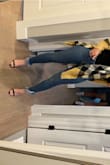 Was dying for some raw hem jeans and these are perfect. Stretchy and comfy but don't stretch out throughout the day. - Brittini S.