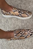 I love the way these look and are a perfect addition to any outfit, but i've worn them four times and there is already a small little rip. They are slightly smaller than normal size nine but not to the point you need to go up a size. - Lauren B.