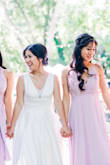 This dress was perfect!! (I did get it altered, I think mostly to shorten the hem) I wore this for my sister's wedding in California, where I was the maid of honor. It took me forever to find the right mauve dress, & once I tried this on, I knew it was the one. It's flowy so you can spin around & easily move & dance! (Unlike strapless or tight dresses)  I loved that I was able to wear this as my bridesmaid dress without the bridesmaid price. - Diana N.