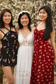 The red tones, length & loose fit makes this sophisticated & carefree to wear to a winery! It's also super comfortable! I wore this to Napa Valley & my sister's bachelorette party, it's also a great summer/fall staple. You just gotta be careful with the chest part since the tying can become undone. It's one of my favorite dresses! I just gotta look for the next occasion! (I might just wear it to the farmer's market next lol) - Diana N.
