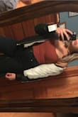 Such a nice body suit! The color matches a lot too. Wore it with a green jacket but tried it on with a motorcycle jacket too. Deff need a strapless bra and suit has adjustable straps! - Kelsey B.