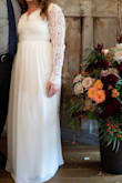 After we postponed our wedding due to covid, we decided to elope but didn't want to wear our fancy outfits just yet. This was the first and only dress I purchased for our day and it was PERFECT. I had it altered (hemmed, waist pulled up a little and top of it pulled up a lot as it was baggy on my top half.) I wore a sticky bra and it was perfect, I got so many compliments and it was comfortable for the whole night even eating dinner. Highly recommend this dress! - Abbi A.