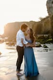 This dress is simply lovely. I felt so beautiful all day long during my engagement photo session. I did have to get the skirt hemmed significantly because it was quite long, but other than that, it was just flowy, pretty perfection! - Natalie S.