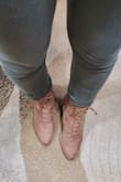 I usually don't go for pointy shoes, but these booties are so cute! They run slightly larger, which makes them comfortable and keeps the toes from feeling cramped. Love the lace up look as well - Laura D.