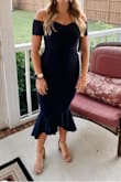Perfect dress even for a colder November Wedding. Pretty comfortable and has a good amount of stretch too. - Delaney M.