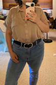 Love this shirt! I ordered the other colors in a smaller size and both work. Just depends on the look you want! Definitely runs big. - Ixchel L.