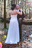 I wore this dress for my Halloween elopement. I really liked the design and fit. - Erica P.