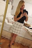 I have been so into the plaid skirts! They do run a little large. But I have wider hips. Great skirt! - Rachel D.