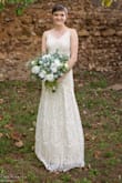 Really stunning dress. I felt amazing in it on my wedding day. I got so many compliments, no one could believe how little I spent on it. It needed no alterations to fit, but I did add cups to not worry about a bra, and added a bustle and buttons down the back to add a little extra something. I also wore a petticoat underneath to add some poof. I know that sounds like a lot, but the total was still waaaay under a bridal store. I felt like a million bucks. Highly recommend. - Nena B.