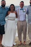 The perfect dress for my Covid wedding! Ended up getting married in front of immediate family only and needed a dress last minute because I didn't want to wear "the dress" in hopes to have an actual ceremony next year. - Genna P.