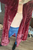 A little loose fit, buttons only half way down, but it feels amazing and looks super expensive! I love it! - Eva C.