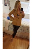 Originally bought a medium and exchanged for a small! Glad I did! Bought both colors. Comfy, cute and got tons of compliments! - Rachel D.