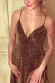 I've loved this dress and was stalking it. Got the size 4 which fits perfectly except I'll have to get it altered in the back to fully zip, but sizing up would have been too big. If only there was a 4.5-5 sizing! Otherwise, gorgeous and I got it on sale! - Melanie K.
