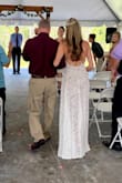 I was nervous about this dress being to sexy for my small wedding. I tried on 2 other dresses from Lulus and this one was by far the best. It was long, elegant, comfortable. I bought nude shorts to wear under since it's see through. I got so many compliments on how beautiful it was. - Summer T.