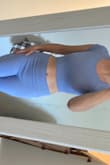 Nice stretchy material and nice color. Material is warm. I like walking around the house in this or going on walks outside. - Natalia Z.