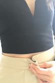 I got an XS because the waist size on the size chart was the same as my size but the actual product didn't fit my waist. I know I'm pretty small so I won't order any bottoms from Lulus again. - Kana I.