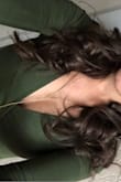 This is my favorite dress! I wore it to a wedding and I got so many compliments on it. It was perfect. It was chilly outside so it kept me warm but it also didn't make me hot when I was dancing. The slit is high but your leg doesn't really show unless you pull the slit apart. Very comfortable! - Monica M.