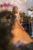 Beautiful dress, a little loose around the chest and waist area, but having a stick on bra would help for those with fun-sized boobs - Elise P.