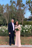 This dress looks and fits amazing! Has the perfect amount of stretch to fit any body type and double material to hide little imperfections. My shoes 2" the length was perfecto! Mi amor loved it too. - Carmen S.