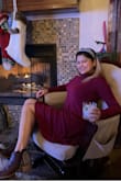 Love this dress! It's perfect for the holidays and super comfortable. - Shasta T.