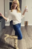 In Florida, we don't get many days where boots make sense. But these can add some classy sexy sass to jeans and a sweater or a muted wrap dress. I was a little surprised at how many people noticed and complimented. - Darla D.