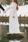 Got this dress last minute for a wedding photoshoot! Absolutely beautiful! Little long for the length and tight around the waist but I didn't get it hemmed at all and it looked great for the photos! - Duyen N.