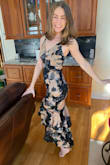 Needed a dress for a wedding in Hawaii. The florals were perfect for the event! Needed something semi-conservative as the family is very religious, so this was perfect. Gave me a nice figure but didn't show too much off. I received lots of compliments on it!! - Jennifer F.