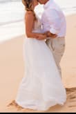 Bought this to wear for our beach elopement pics and they turned out beautiful. I normally wear a small but I got this in an xsmall. Fit perfectly. - Rachael G.