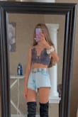 I love how stylish the bralette is and it's super comfy!! The color in person looks much different than the photo but I still love it. It looks really good for smaller chests !! - Siena M.