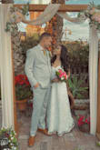 Wore this for my wedding! I had to trim the bottom to make it the length that I want but I lovee love this dress! I wanted a simple dress that is also elegant and I found it. - Sharon D.