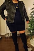 It was comfortable, it camouflaged what I needed it to. Good heavy knit with cute details. It can be styled many different ways. I made it a little edgy with thigh high boots and a leather jacket for the event I was attending. It can be worn more casual with booties or flats, tights and a scarf. It runs large but it was perfect for me because I would wear a 1 or 2x in other brands. - Crystal M.