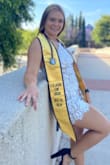 Got this dress for my pinning ceremony for nursing school and grad pictures. Although the dress was a little shorter than I had wanted, I absolutely loved it. The dress was so pretty and comfortable, everyone loved it! - Rachel T.
