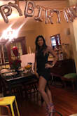I really love this dress. It is very beautiful. The high slit makes it sexy but classy. I wore it for my birthday celebration. It fit just right. The dress itself was comfortable!! I received many compliments!! Definitely recommend it. I got a size small - Vanessa M.