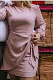 This is definitely a go-to dress. It is so flattering and the fabric is light. I'm a curvy girl, so it's hard to find a dress that doesn't make my hips look huge. This dress did not! It was perfect for my downtown engagement pics!!! - Jennifer D.