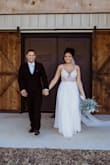 Wore this as my wedding dress and everyone absolutely loved it! I had a seamstress make the straps a little shorter and add cups to the dress for more breast support. If you have big breasts I'd definitely size up and just get the rest of the dress altered. It's such a beautiful dress! - Angel T.