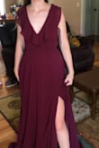 I wore this as a bridesmaid dress. The only alterations I needed were to hem the bottom. It was comfortable and I enjoyed wearing it! - Miriam M.