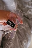 I was very excited for these glasses until they arrived and I see the warning that they might cause cancer and reproductive harm. I wish that was on the site before I purchased them. Other than that they look exactly like on the model and are nice looking. I'm just not sure I will wear them with the risks attached. - Tahji M.