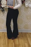 Amazing in every way you would think velvet pants would be. Comfortable and a statement, I just wish I had more excuses to wear them! I used them for my engagement photos and could not be happier. Also have the Forrest Green and have received nothing but compliments. The ONLY semi bad thing to say is they do not offer much give/stretch in the hip area so if you're curvy they might be a bit snug (but still worth it!). - Bethany T.