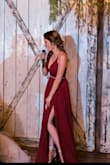 Perfect length. I'm 5'8 and was wearing a 3" heel. - Geisy R.