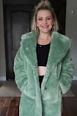 I am obsessed with this coat!! I waited what seemed forever for it to restocked and was definitely with the wait. Looks great with athleasure wear and jeans...ohhhh and the green!!! - Amber W.
