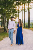 I wore this for my engagement photos and it came out stunning! The only thing I would say is that if you're smaller chested it can be a little loose in that area. It is also quite long, I had to have about 6 inches hemmed off the bottom, but it is a beautiful dress nonetheless. - Nava K.