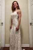 This dress was absolutely perfect! There was just enough stretch in it to high in all the right places. It's perfect for an elopement and I think suitable for a fancy wedding too! Love, love, love!!! - Emily O.