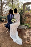 I purchased a few wedding dresses from Lulus to try on and this one fits perfectly. The cut of the dress improves my body shape and makes me look tall and thin. Many friends made compliments on this beautiful dress and asked me where I got it from. - Yun F.