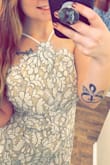 I ordered this dress along with another one for graduation to try to pick between the two and I cannot! This dress is simple in some ways, but elegant and beautiful at the same time! I love this dress! I ordered a size up, but after a few minor adjustments it fit perfectly! - Sebien J.
