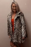 This was the perfect coat to wear with my Valentines dress!! Cozy, sexy, and boujee - Lacy L.
