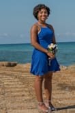 This dress was purchased for my daughter to use as a bridesmaid's dress. It fit her perfectly. I love how it looks. She looked beautiful. - Nohelani H.