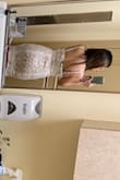 This dress is very pretty but it's too small around the hip area. Normally I'm a small but I think I would need a medium. Definitely size up! - Carolina A.