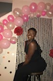 I think the back is gorgeous! It fits well. It can be dressed up or down. It is nice and long enough to cover a small portion of my feet when I wear heals. - Maimouna D.