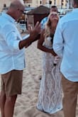 Usually I am a medium but I got a large in this, and I still had massive bust overflow. I was out of time, but if I were a better planner I would have gotten a larger size and had it taken in. Otherwise, love this dress.  It was perfect in all other ways. - Angela G.