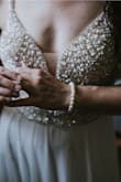 I bought this during the Spring for our backyard wedding. My actual wedding gown wasn't ready for the day due to COVID so I had to improvise. Now, I like this one better than the original! It's so beautiful and well worth the price. - Michelle C.